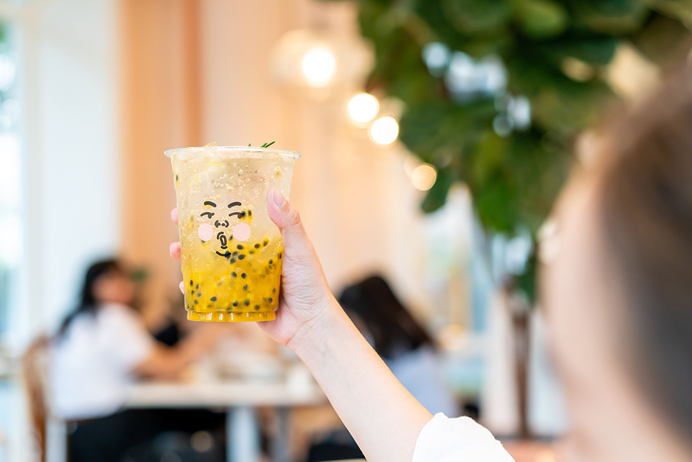 passion fruit juice with soda